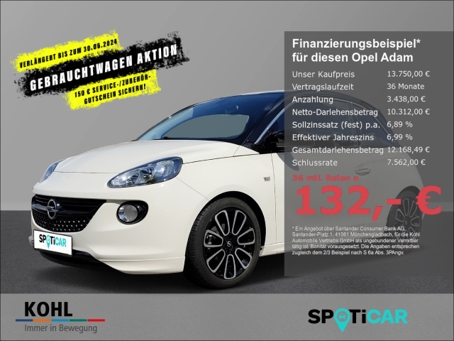 Opel Adam 1.4 120 Jahre 100PS Touchscreen