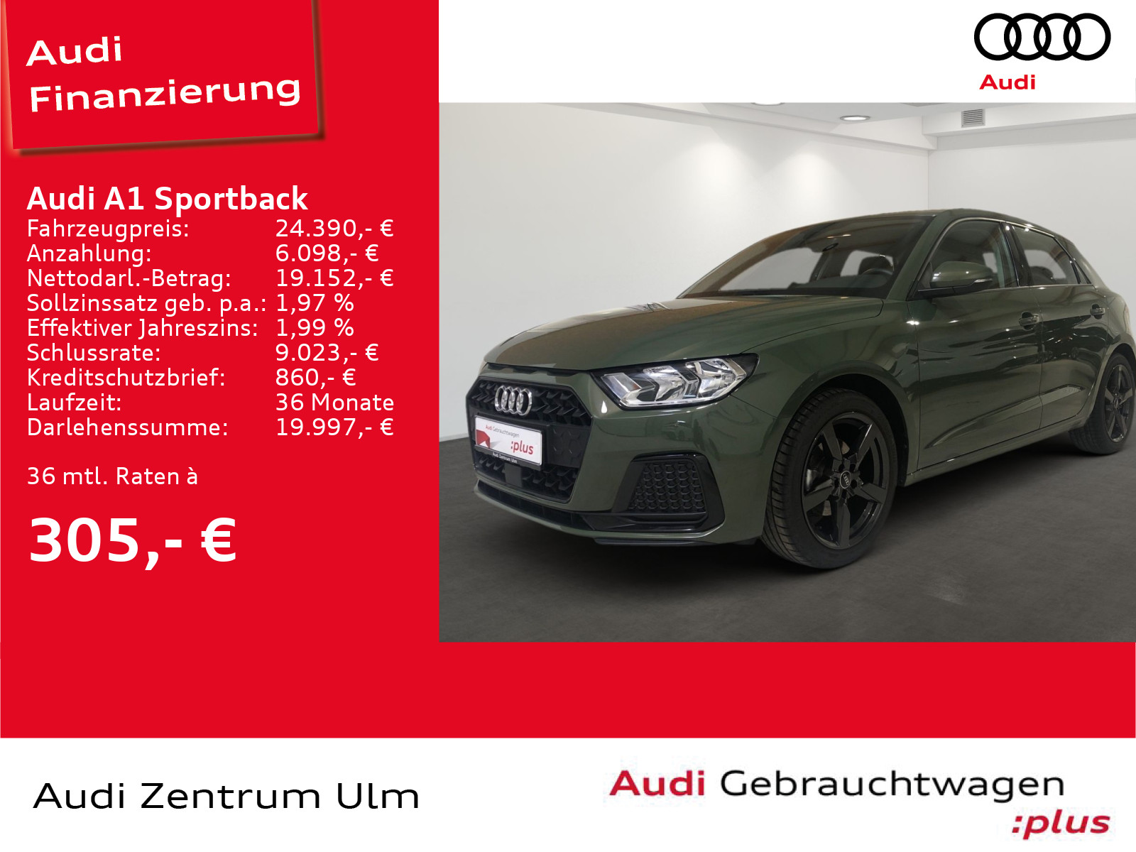 A1 Sportback advanced 30 TFSI VIRTUAL PDC SHZ