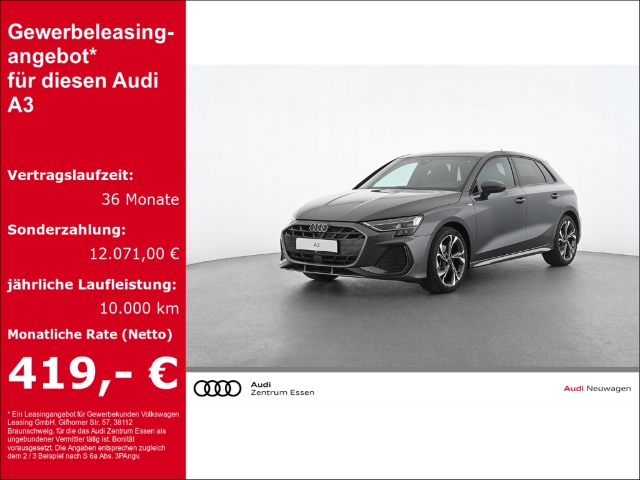 A3 SPORTBACK 35 TFSI S LINE LED NAVI KLIMA