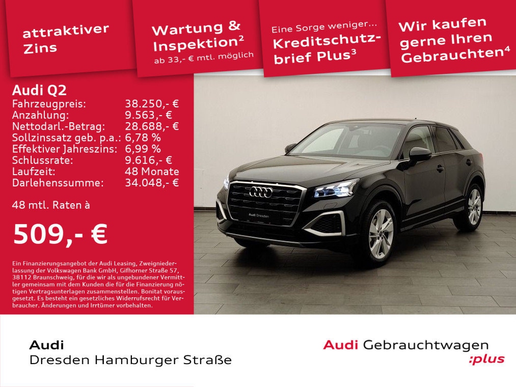 Q2 advanced 30 TDI S tronic UPE 45.795,- € / Sonderpreis