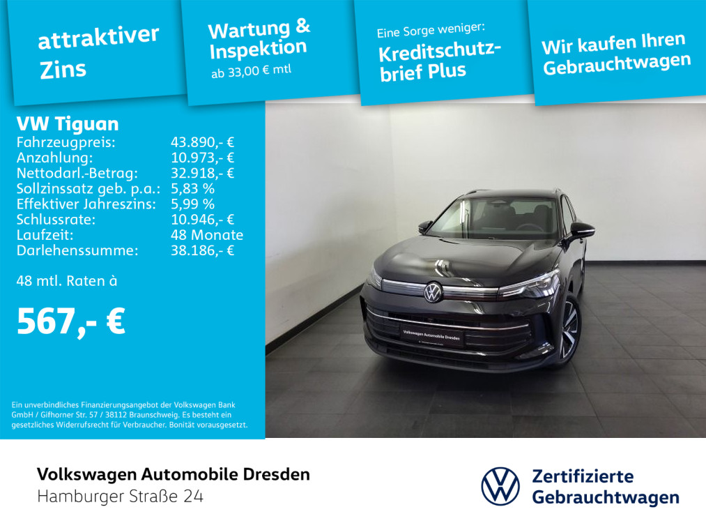 Tiguan Life 2.0 TDI SCR 7-Gang-DSG