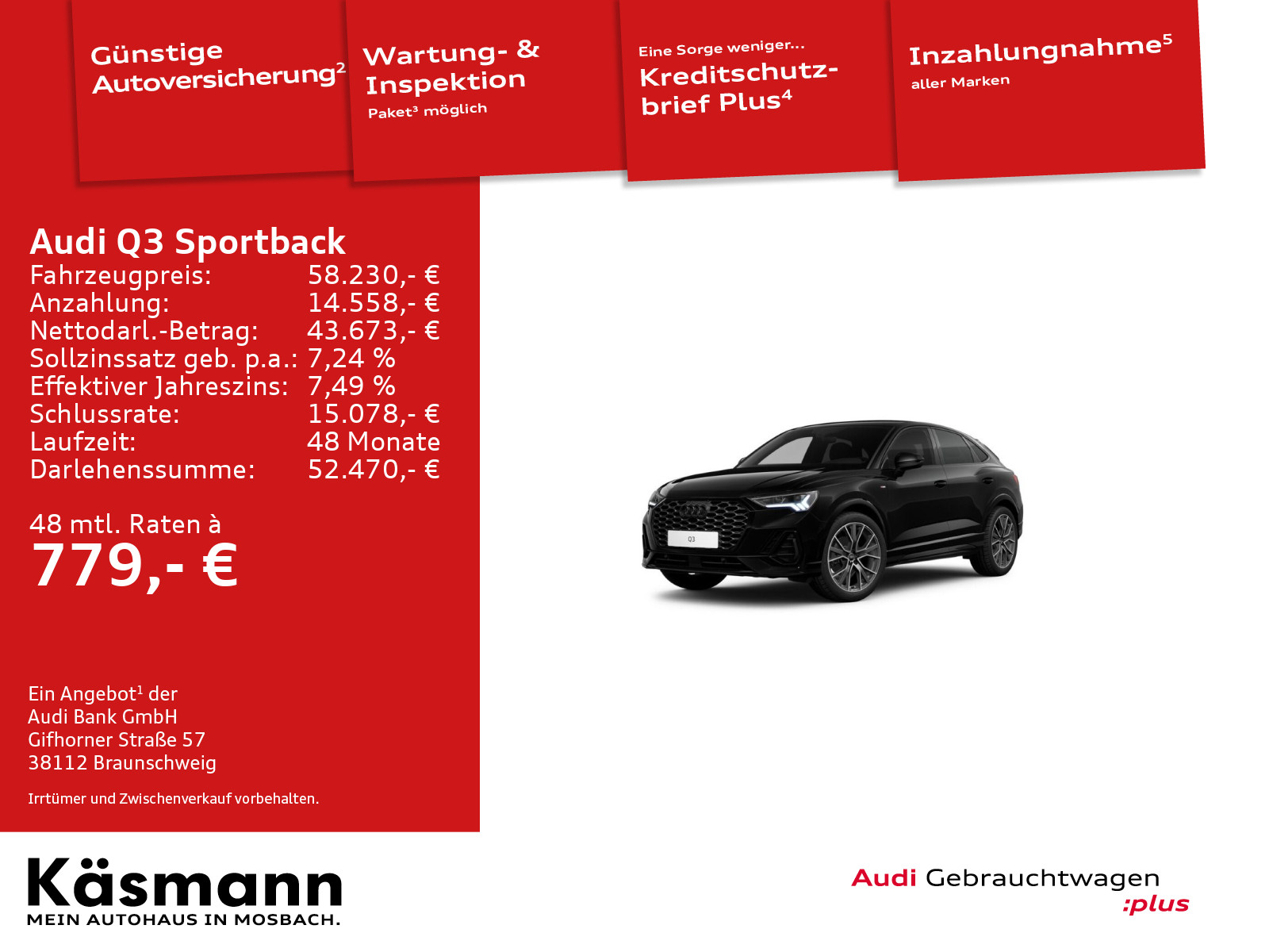 Audi Q3 Sportback 35TDI S line