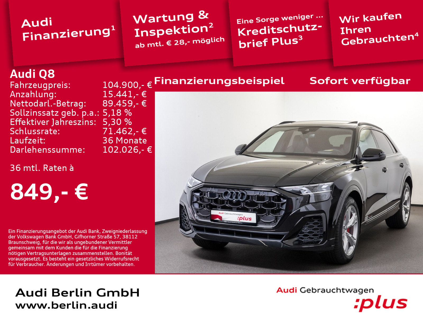 Q8 SUV 60 TFSI e quattro tiptronic