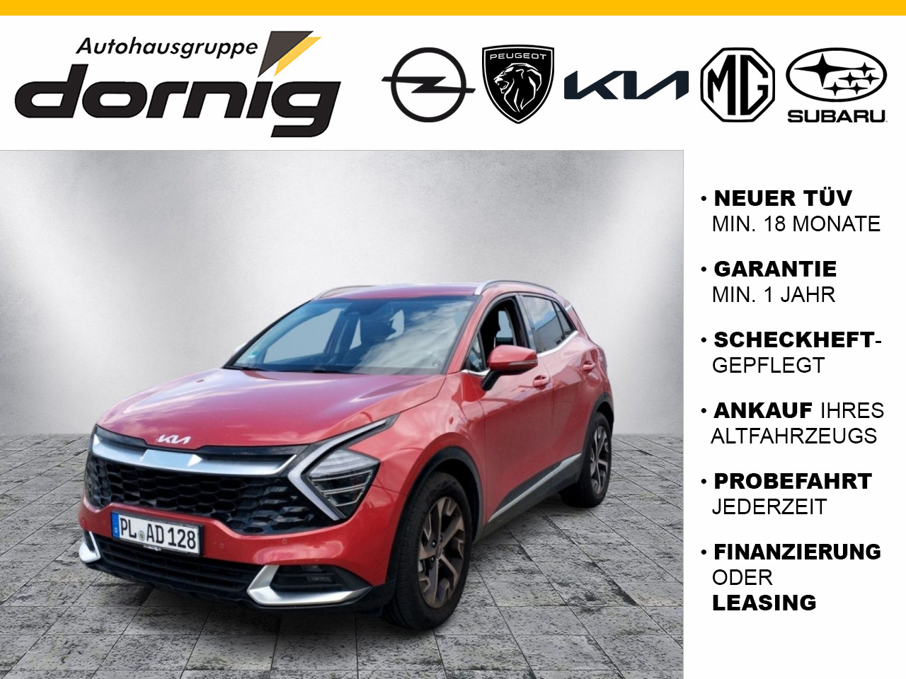 Kia Sportage 1.6 T-GDi 48V Spirit AWD DCT7