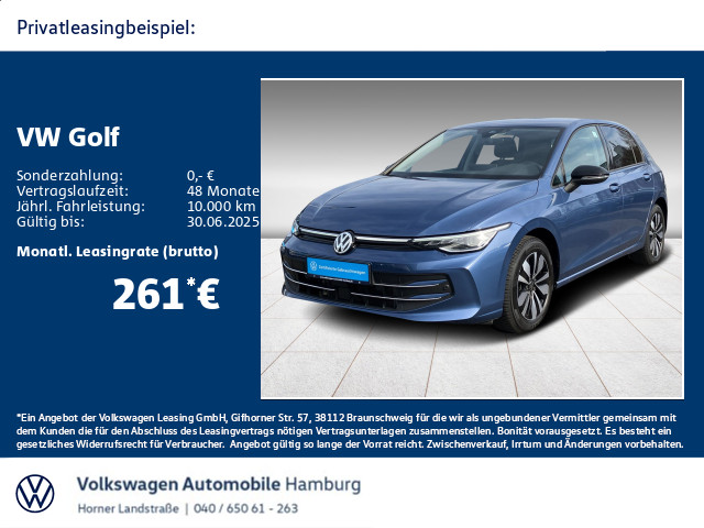 Golf VIII 2.0 TDI DSG Goal AHK Kamera Klima Navi Sitzhzg
