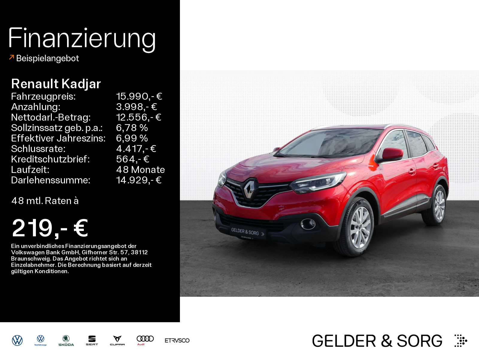 Kadjar 1.6 dci Experience ENERGY GRA*Klima*Licht+Sicht*