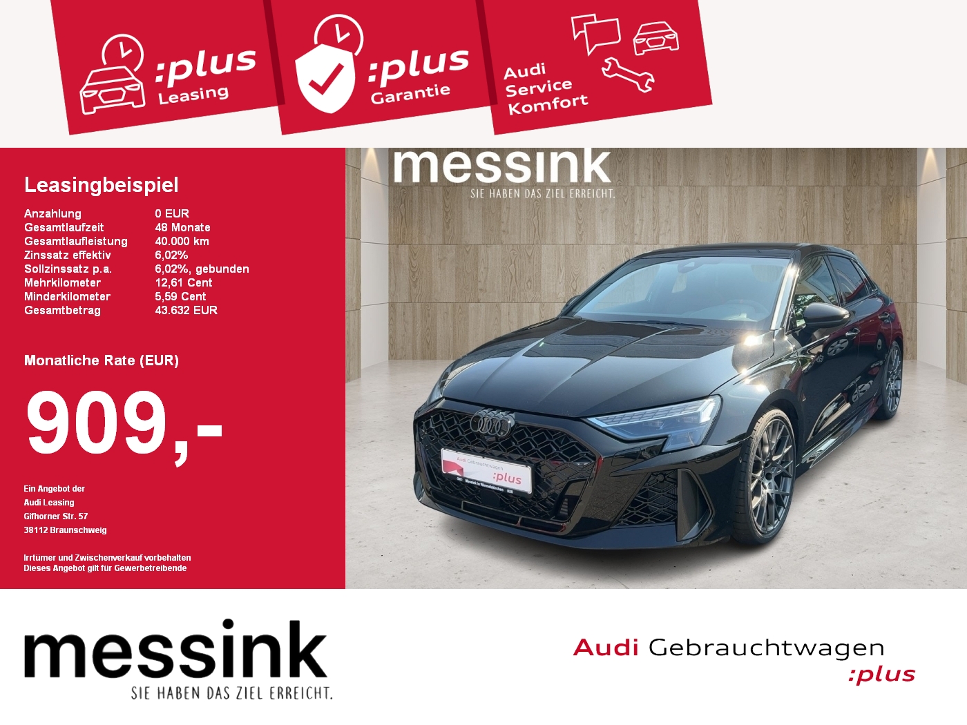 RS3 Sportback 294(400)  S tronic