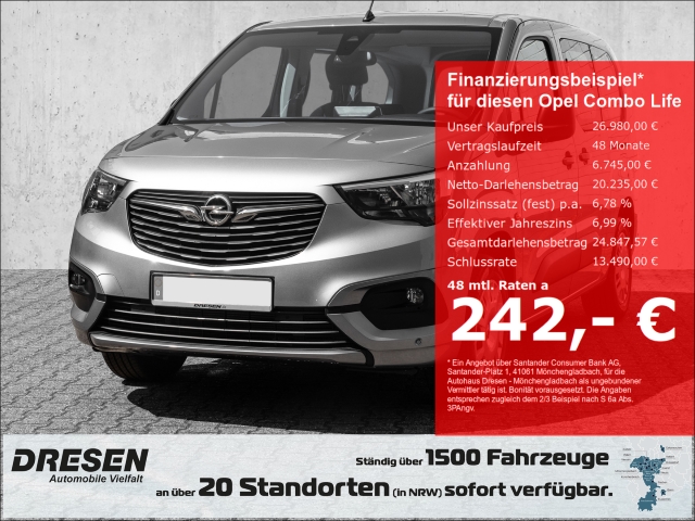 Opel Combo Life Elegance Winter-PAk Spurhalteass