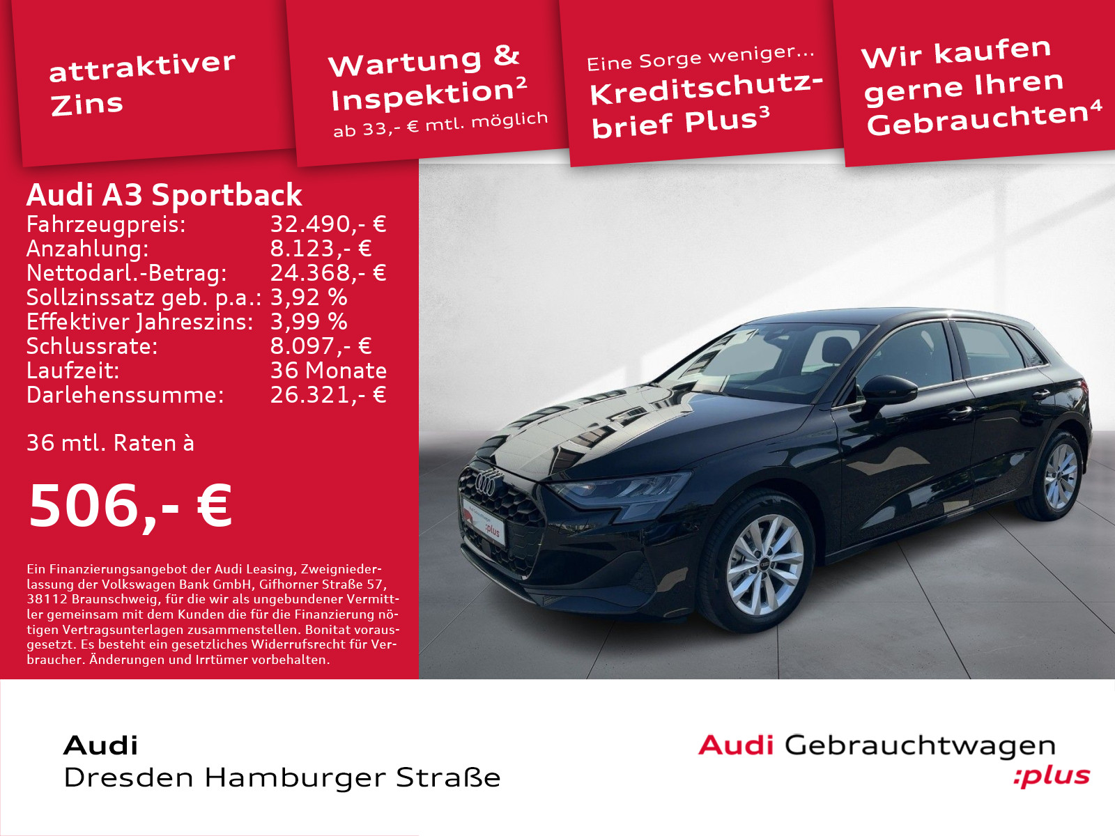A3 Sportback 35 TFSI Navi
