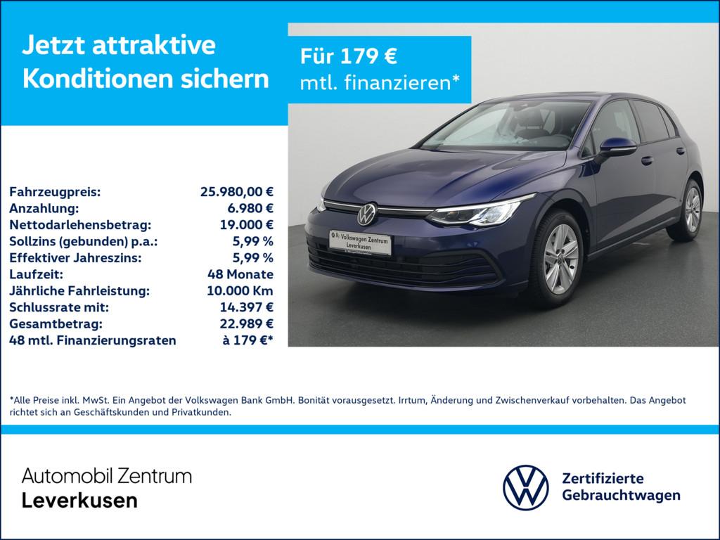 Volkswagen Golf VIII eTSI