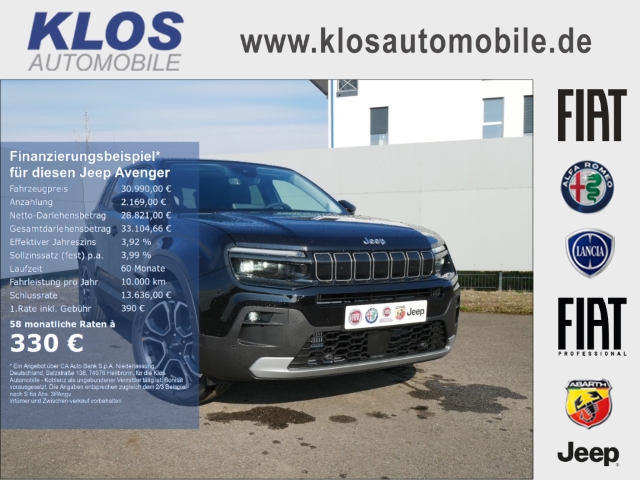 Avenger SUMMIT e-Hybrid 1.2 110 PS DCT6 SCHIEBEDACH NAV INFO