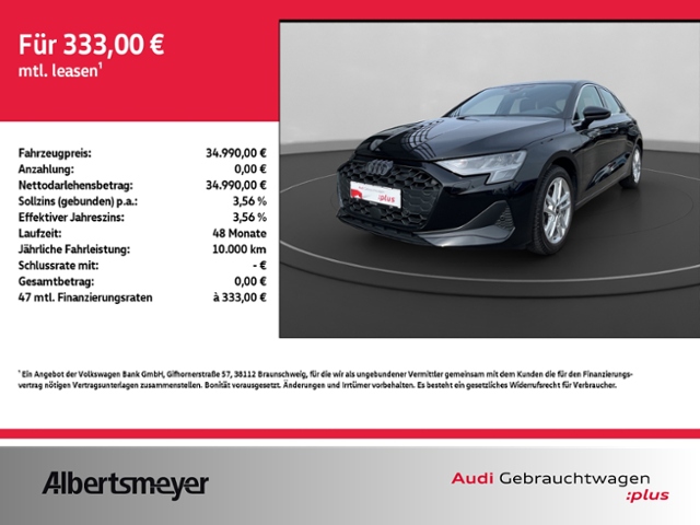 A3 Sportback 35 TFSI+NAVI+GLANZPAKET
