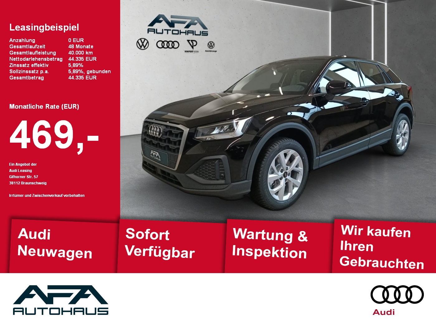 Q2 35 TDI S tronic LED*GRA*RFK*Smart.Int.