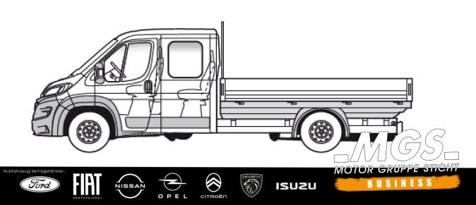 Ducato Maxi L3 Pritsche DOKA 180 PS AT #AHK #NAVI