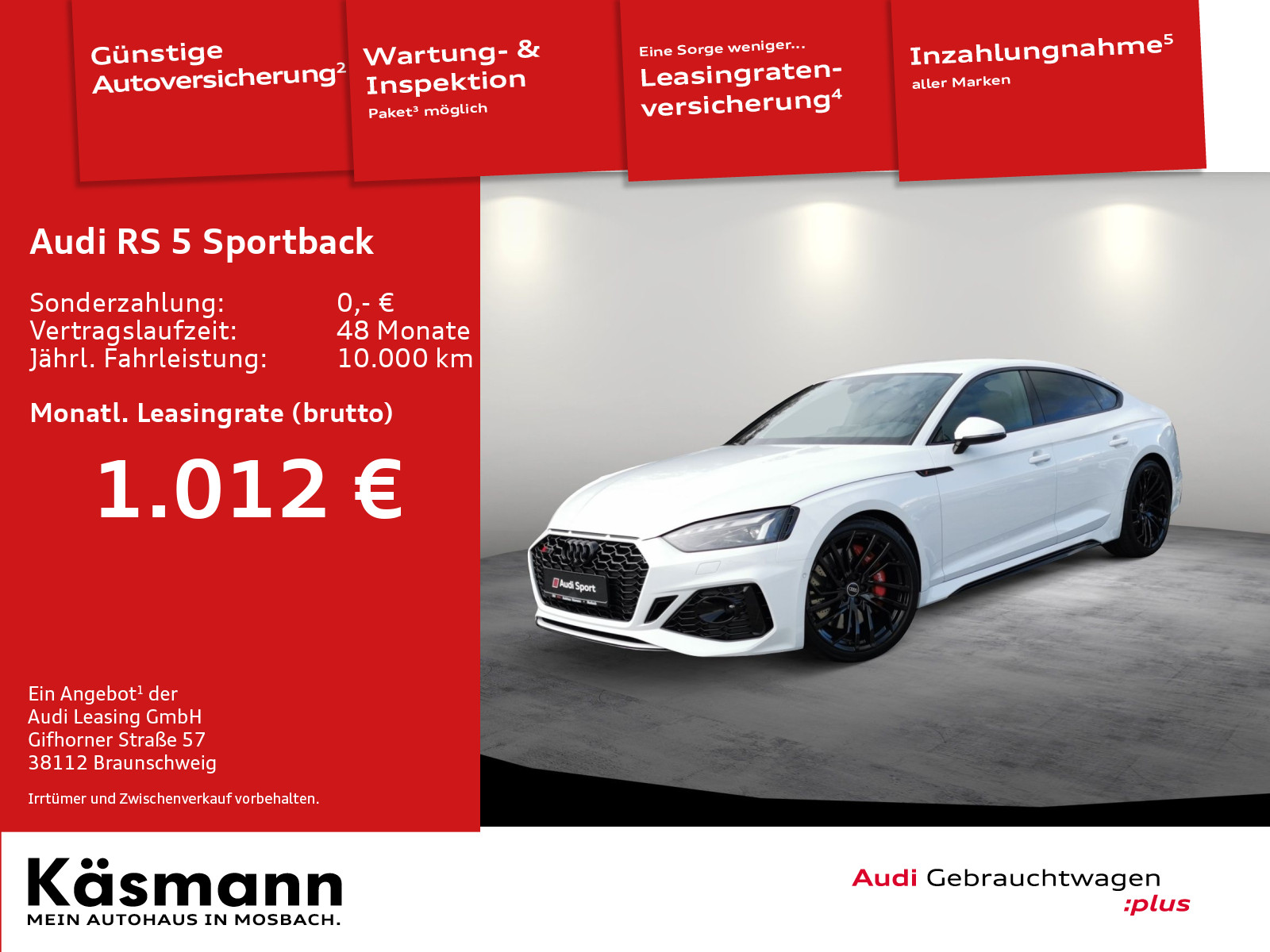 RS5 Sportback quattro RS-SPORT-AGA B&O