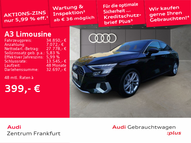 Audi A3 Limousine 40 TDI quattro advanced VC