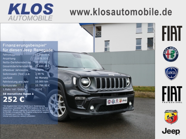 Jeep Renegade 1.5 LIMITED e-HYBRID GSE T4 48V 130PS 4x2 SICHT WINTER