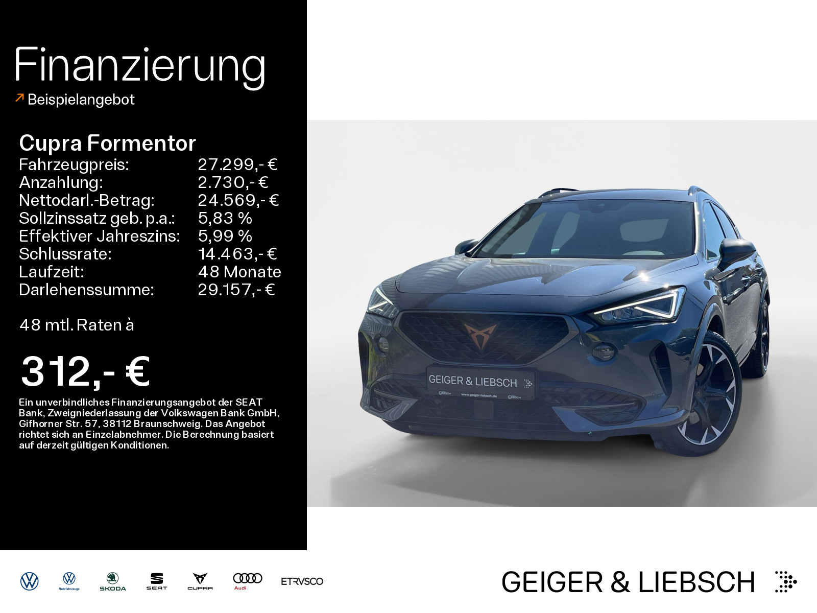 Formentor 1.4 e-Hybrid VZ*LED*KAMERA*NAVI*KLIMA*PDC*SHZ