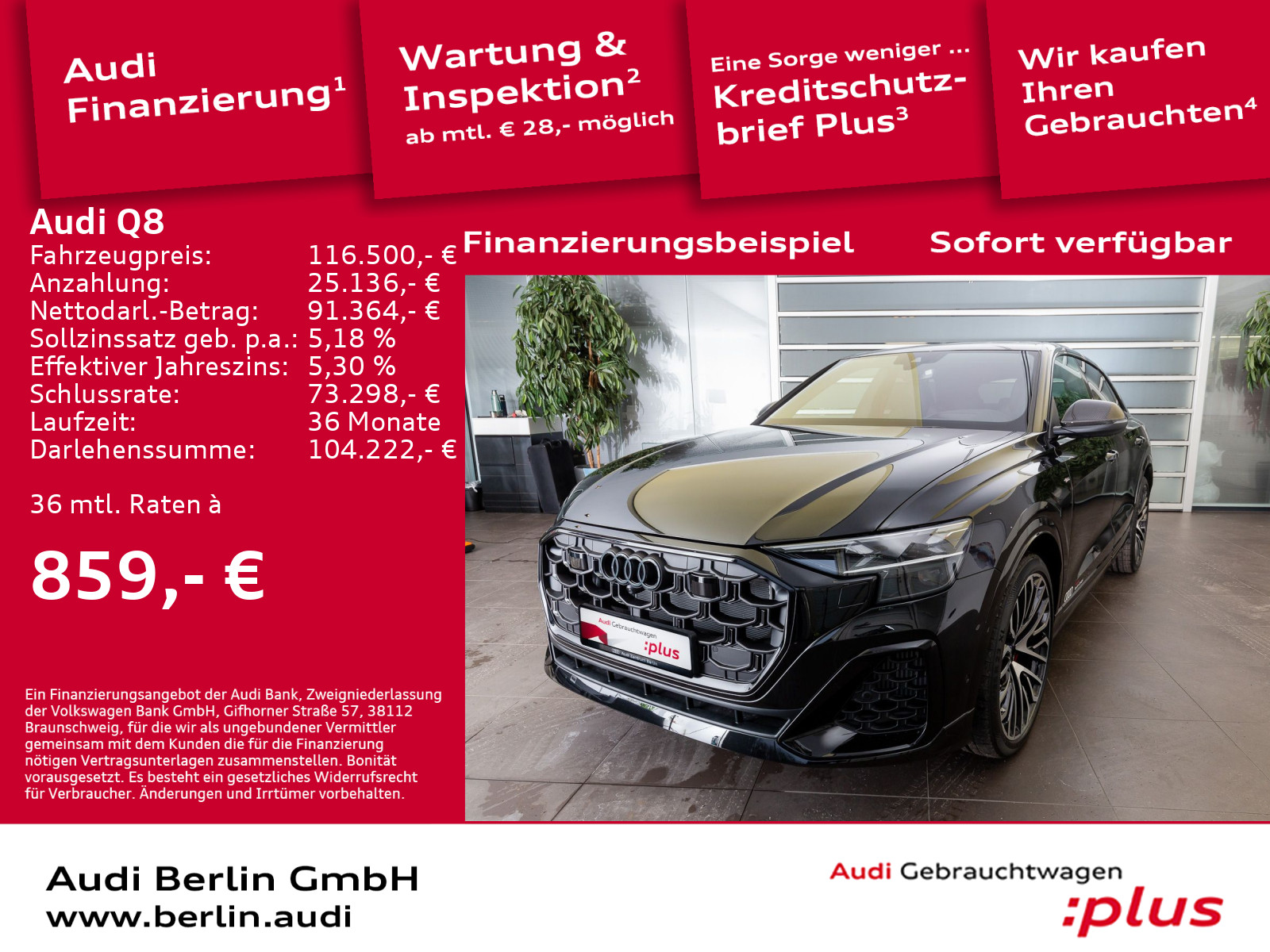 Q8 SUV 60 TFSI e quattro tiptronic