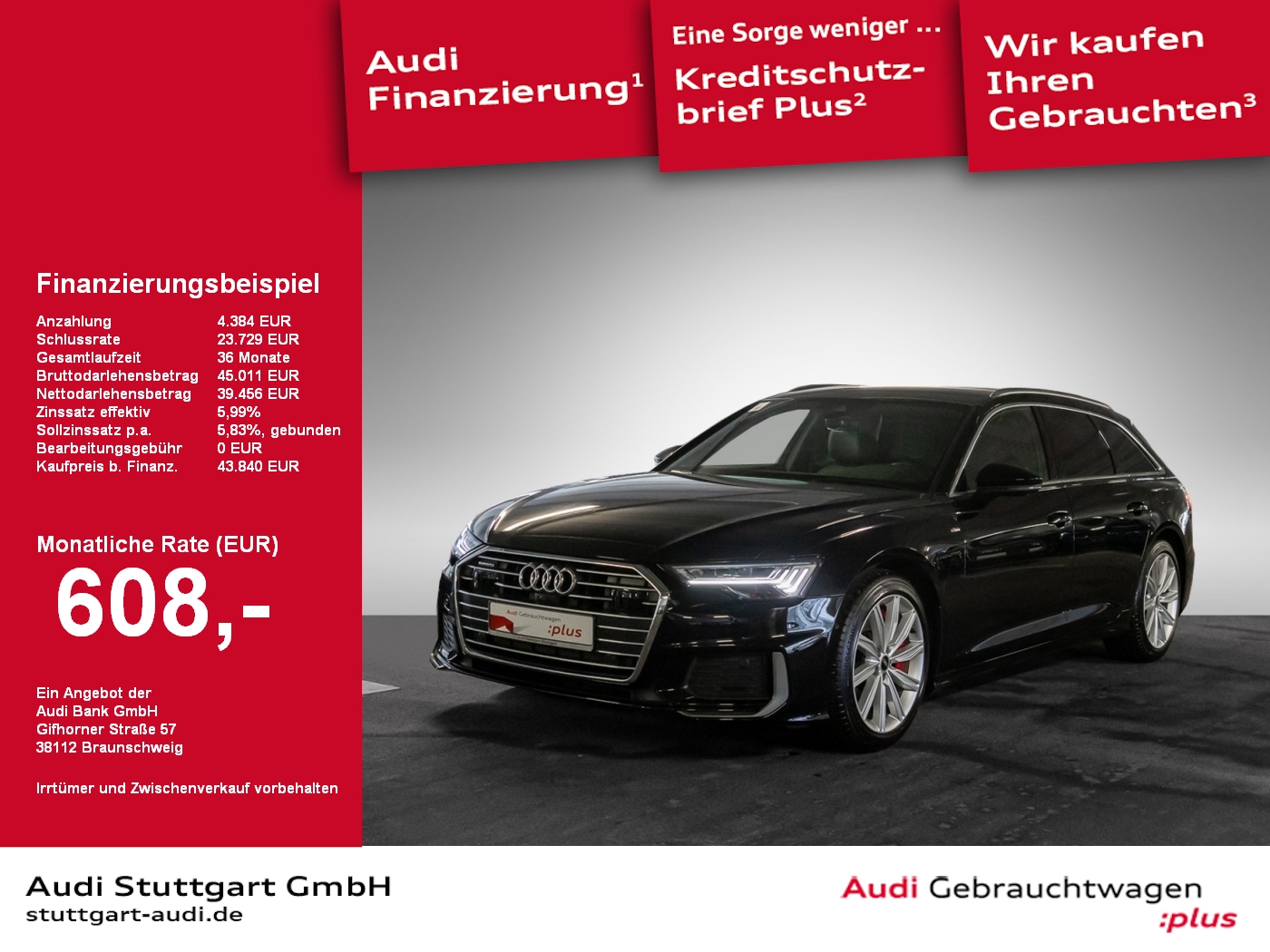 Audi A6 Avant 55 TFSI e qu S line °