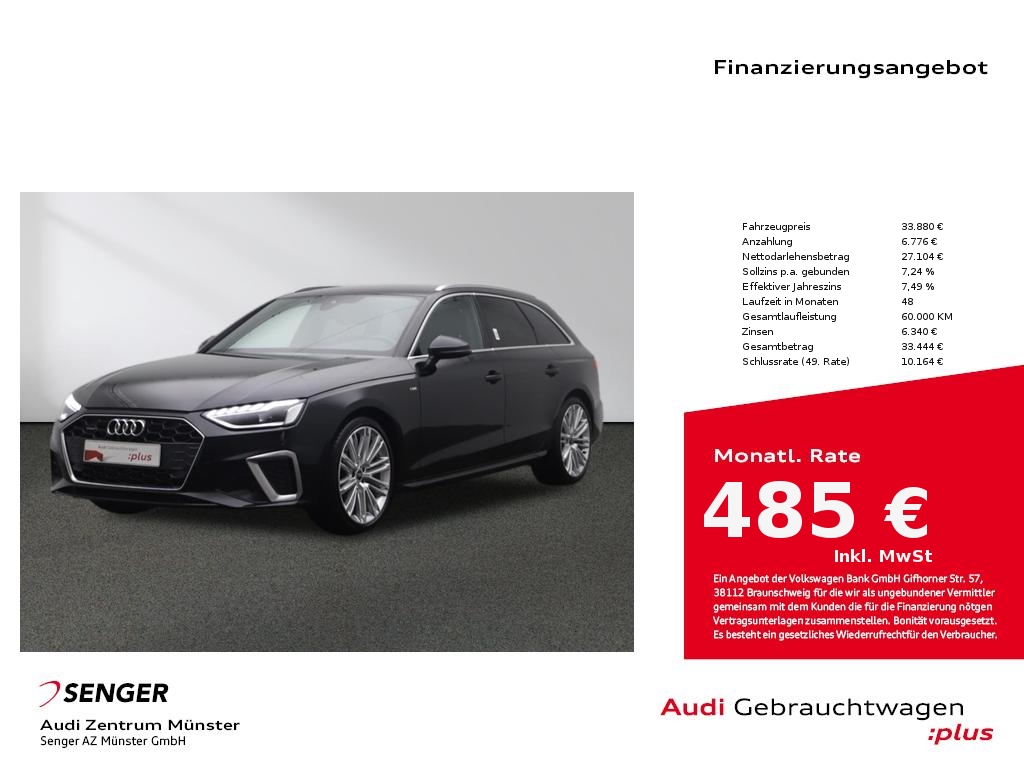 Audi A4 Avant 40 TDI quattro S line