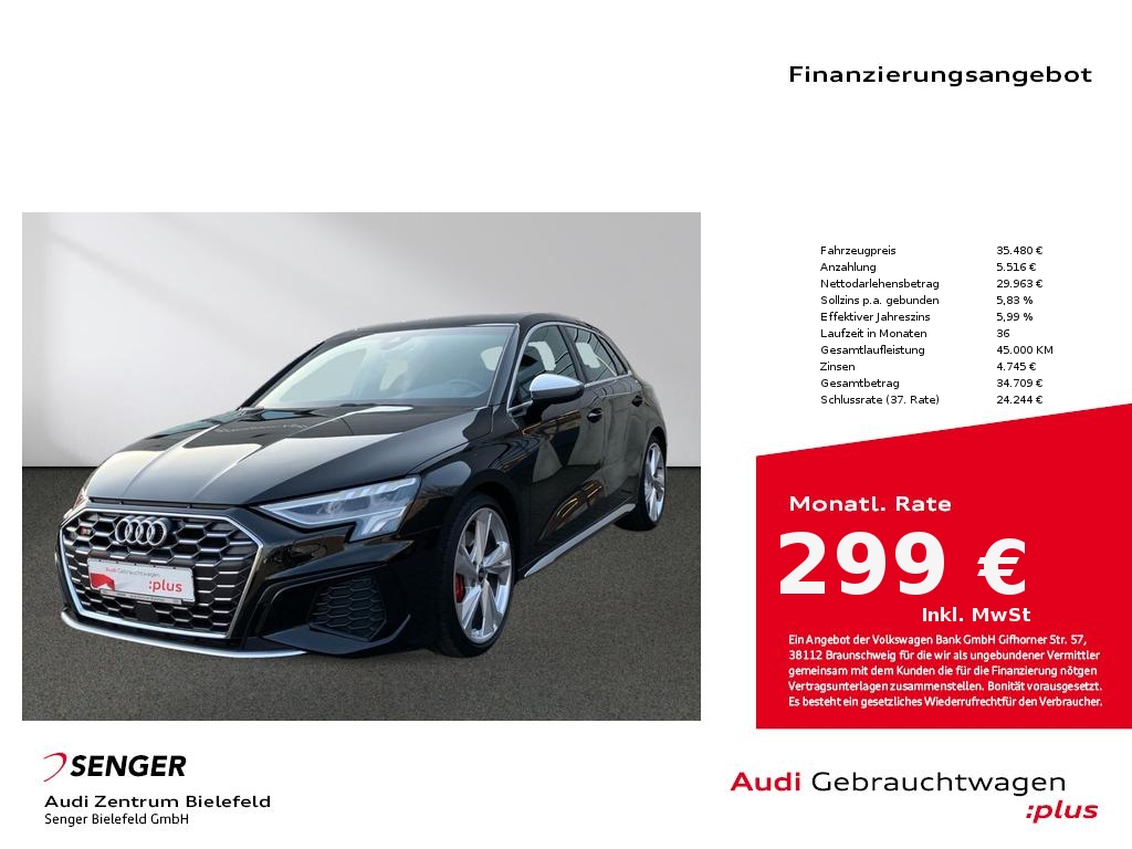 Audi S3 2.0 TFSI quattro Sportback