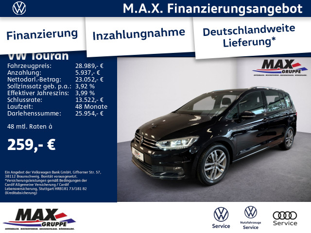 Touran 2.0 TDI UNITED 7-SITZE +LED+KAMERA+PANO+