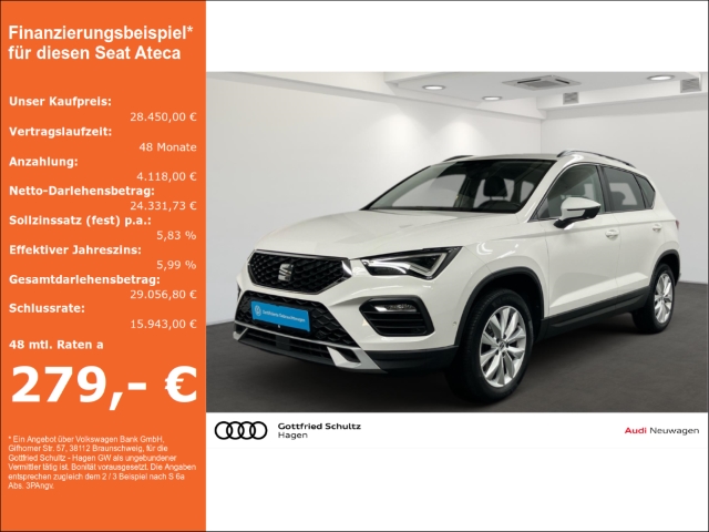 Ateca 2.0 TDI DSG LED NAV PAN AHK ACC Style
