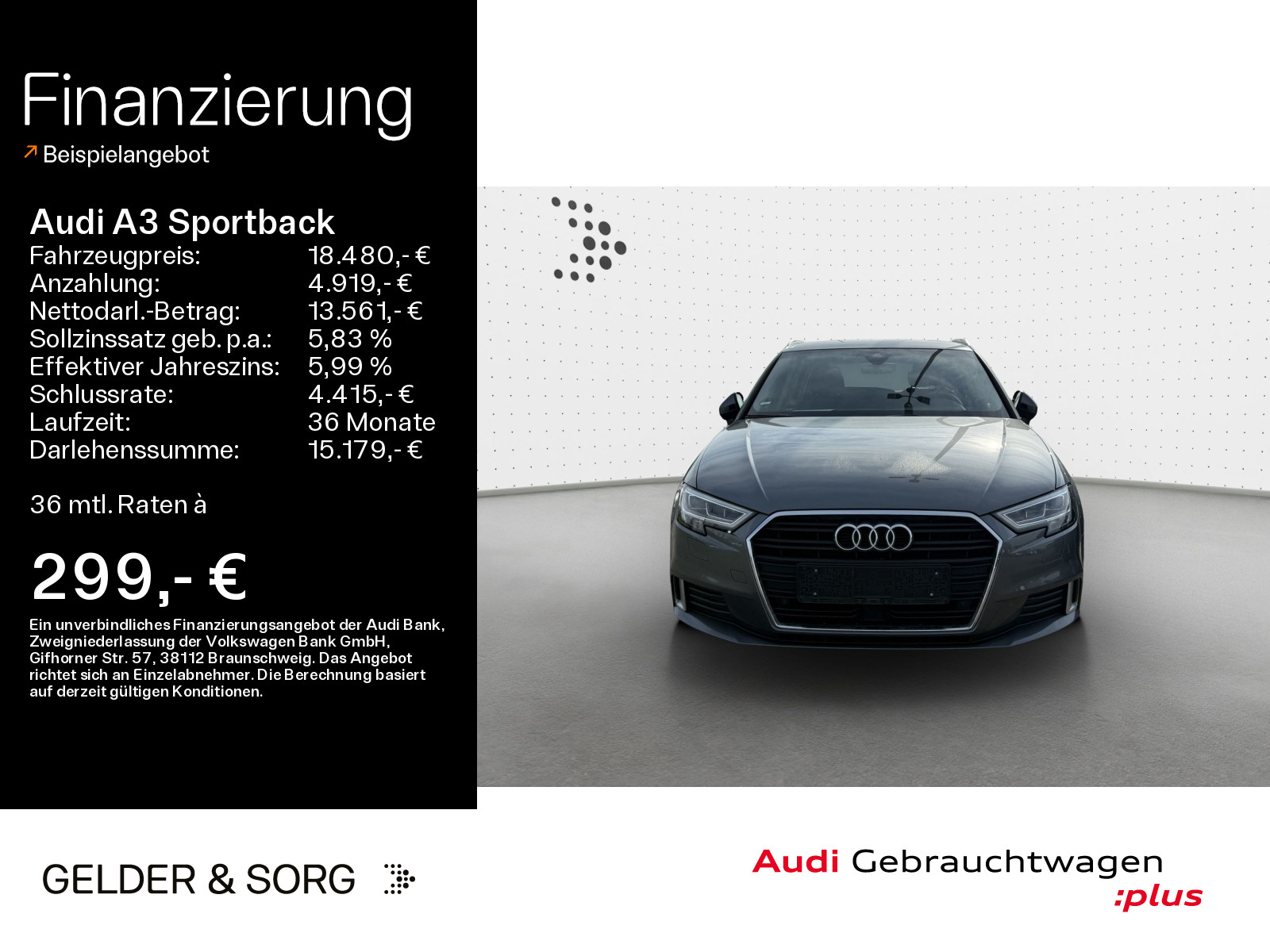 Audi A3 Sportback Sport 35 TFSI