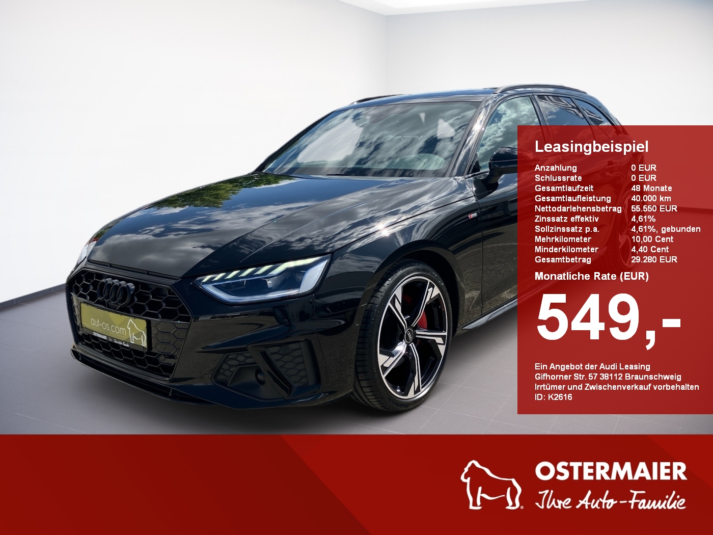 A4 Avant S-LINE 40TDI190PS.STRONIC.LED.NAVI.PANO.AHK.B&O.VIRTUAL