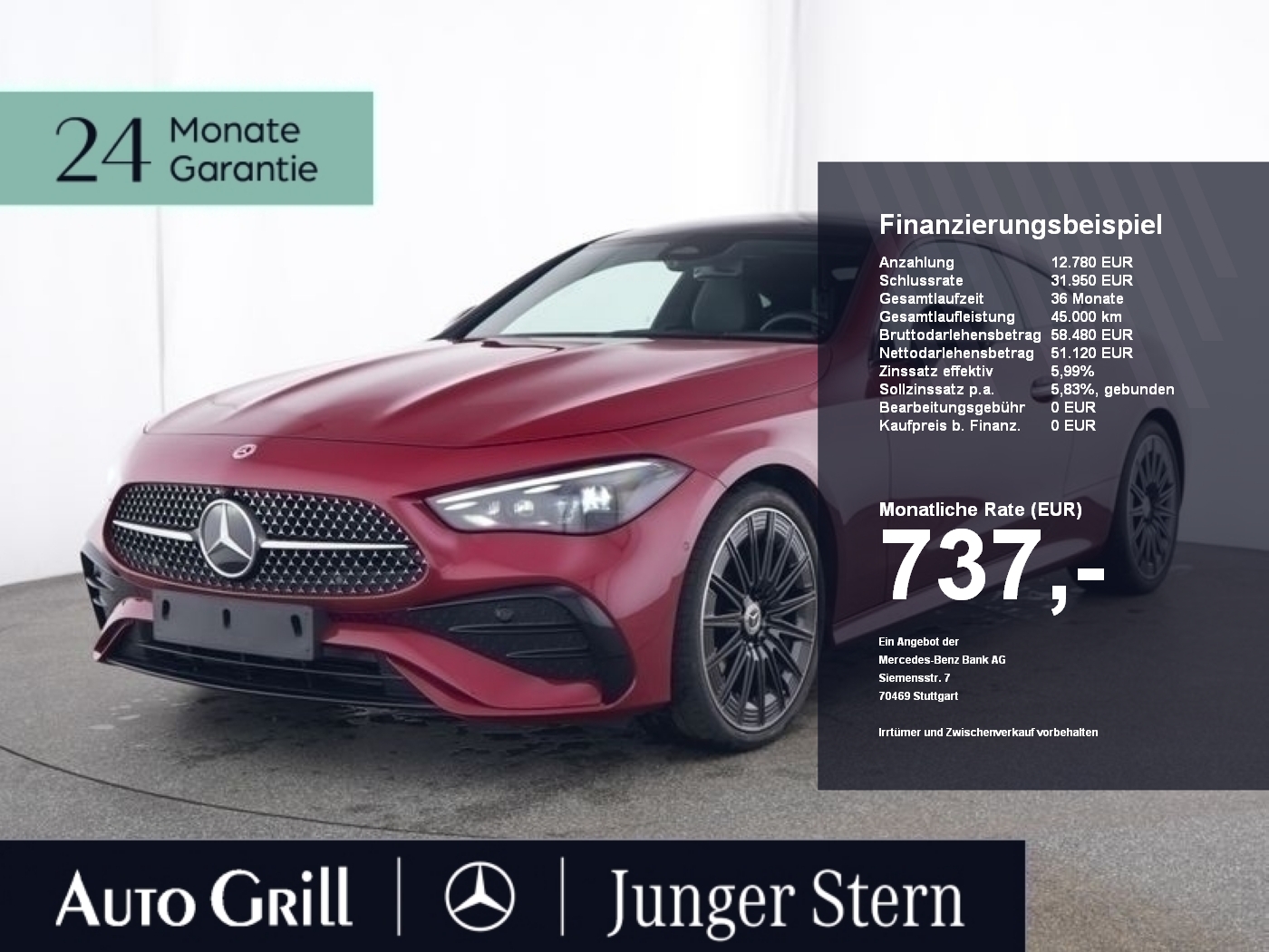Mercedes-Benz CLE 300 AMG CLE 300 Cp AMG Night Burm S