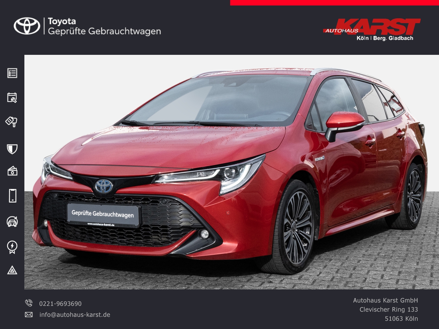 Corolla 1.8-l-Hybrid Touring Sports PDC  Kamera