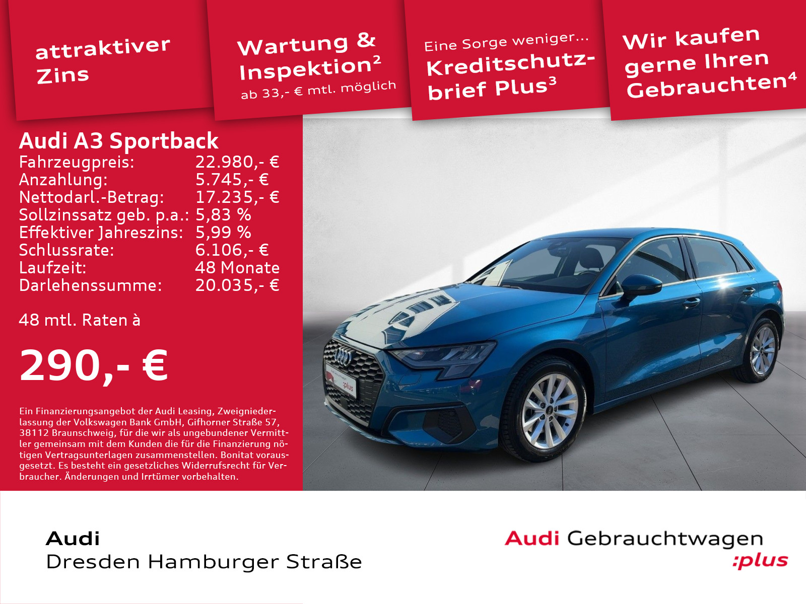 A3 Sportback 35 TFSI Navi S tronic