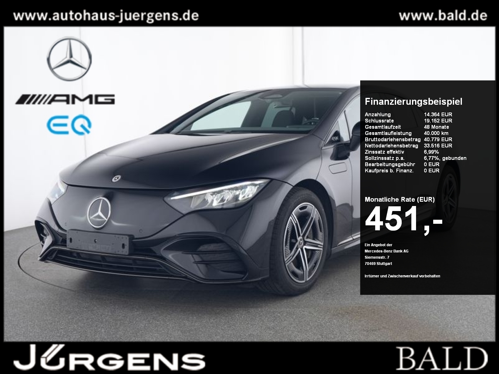 Mercedes-Benz EQE 300 AMG MBUX Burm Night