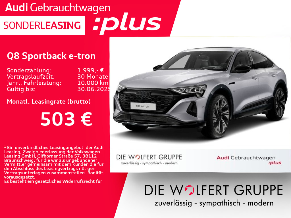 Q8 Sportback e-tron 55 quattro AHK*PANO*ACC*360°