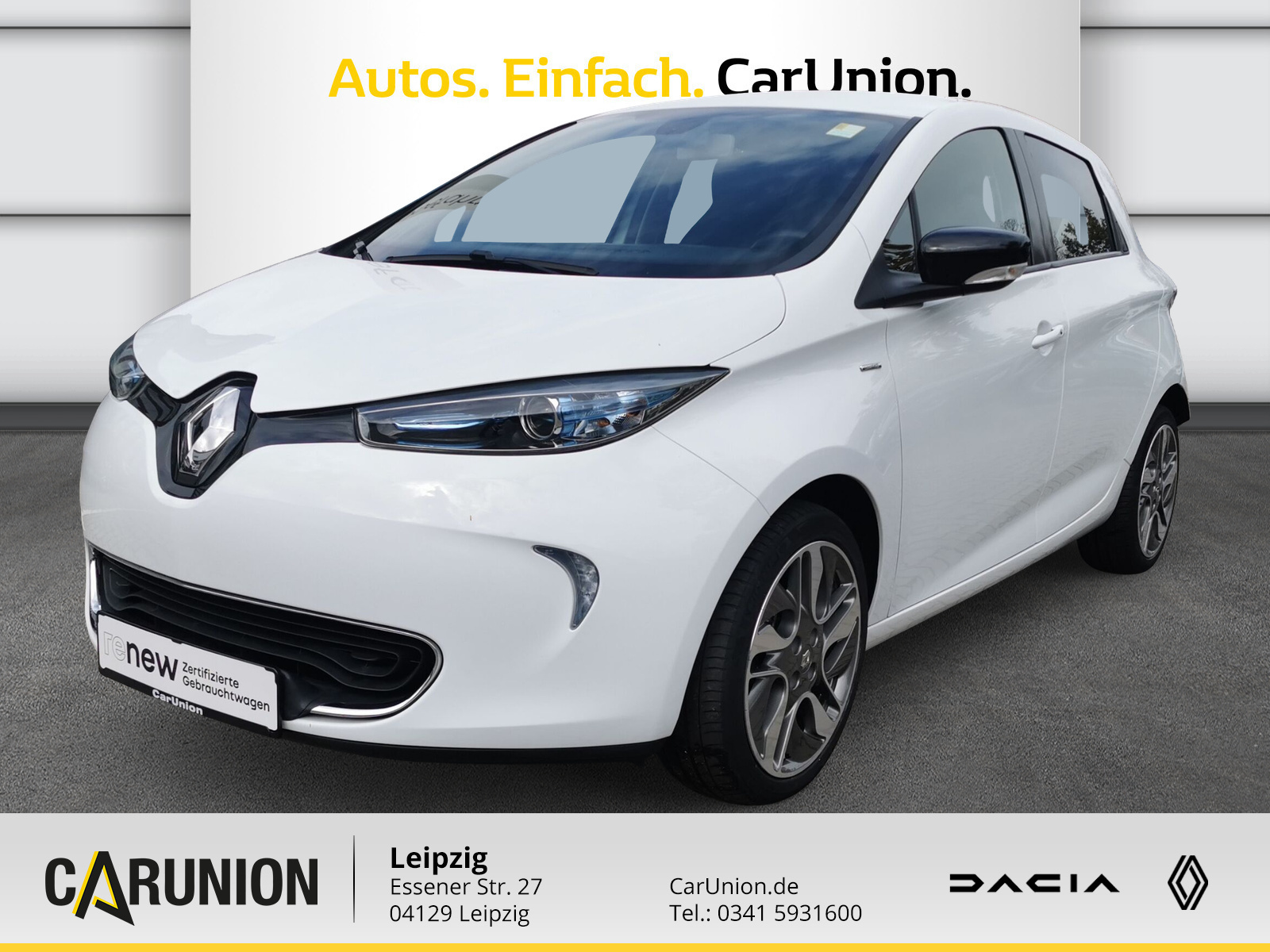Renault ZOE LIFE INKL Batterie Option auf LIMITED Paket