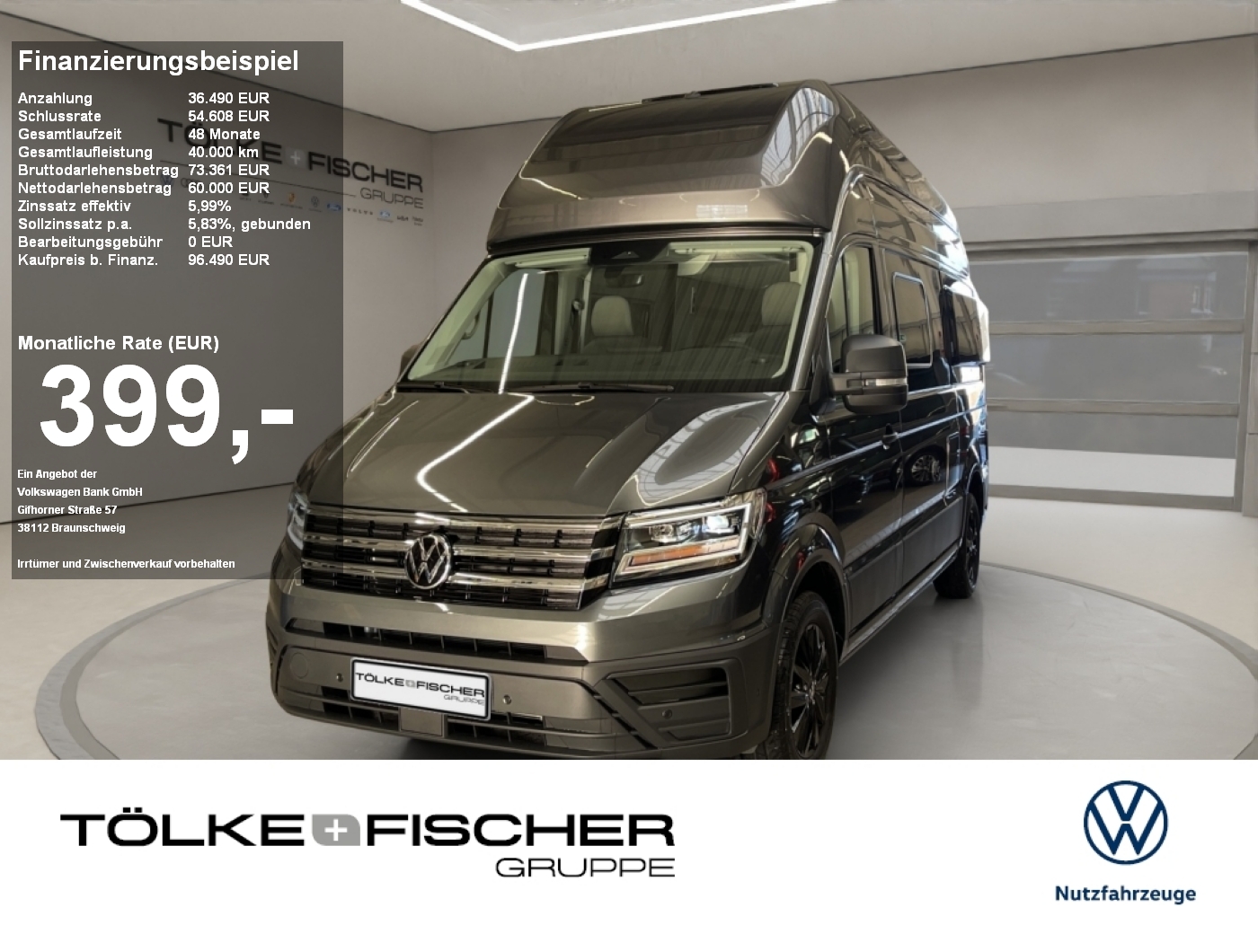 Crafter Grand California 600 120KW TDI 8-Gang-Automatik