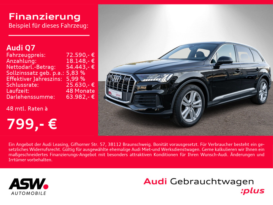 Q7 50TDI quattro tiptronic Navi Matrix Pano 360°