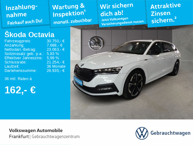 Skoda Octavia 2.0 TSI Combi Sportline