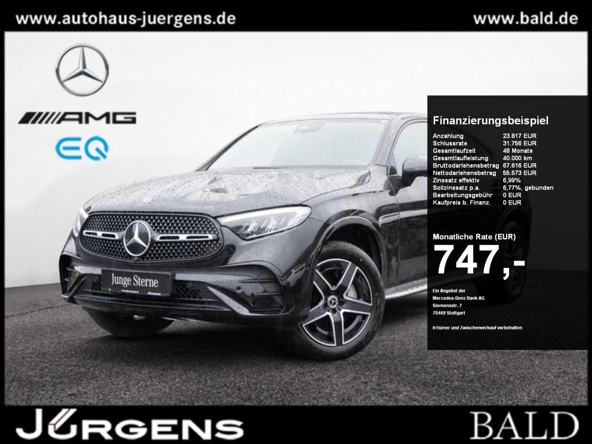 GLC 400 e 4M Coupé AMG-Sport/Pano/Burm/AHK/Night