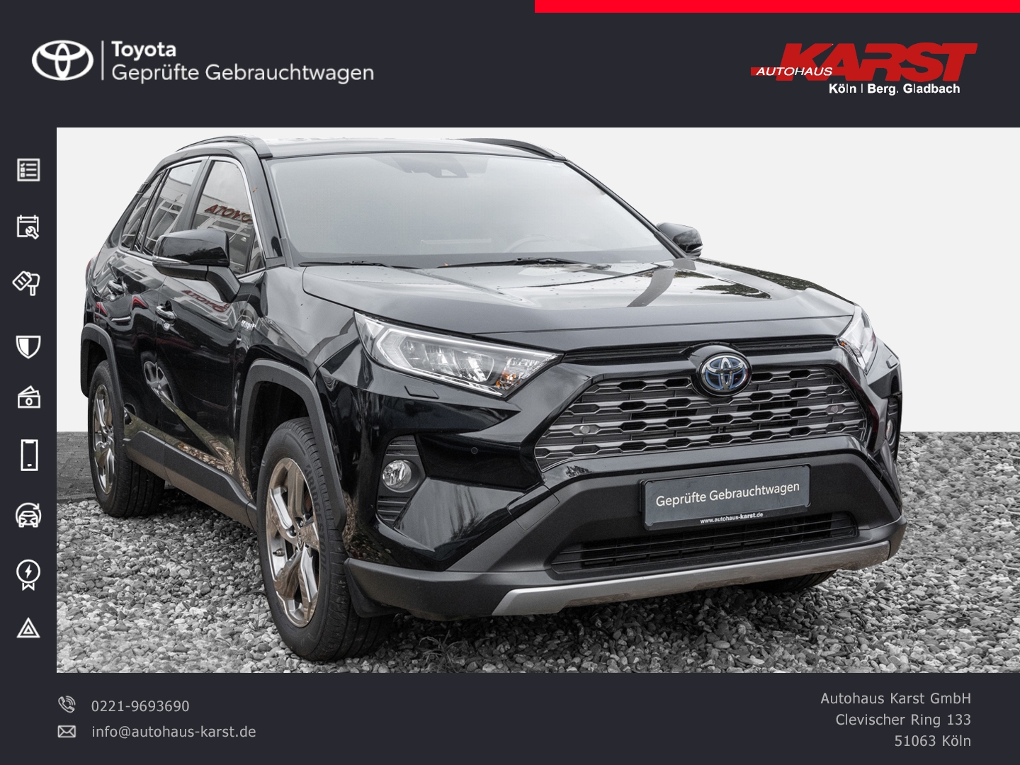 RAV4 2.5l Hybrid 5-Türer Team D Kamera Toterw.