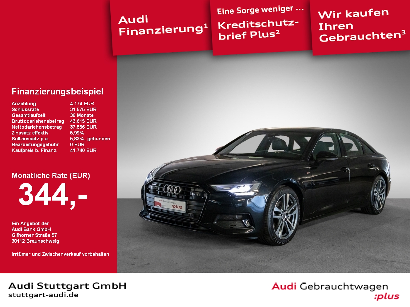 Audi A6 Limousine 45 TFSI quattro S line 19