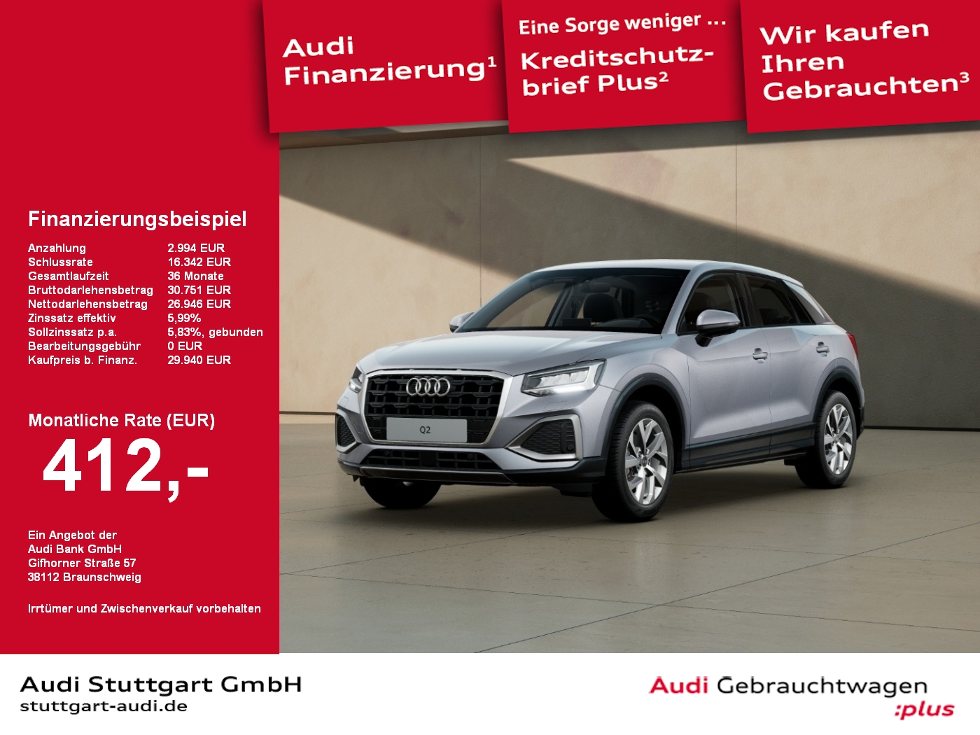 Audi Q2 advanced 30 TDI