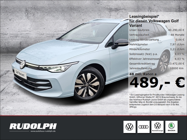 Golf Variant VIII 1.5 eTSI Goal DSG LED HUD Navi AHK SHZ ACC 3-Zonen-Klimaautom.