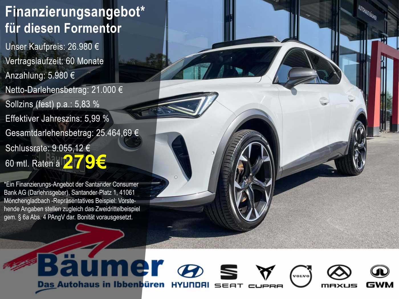 Formentor 2.0 TDI 6-Gang + AHK + PANO + NAVI