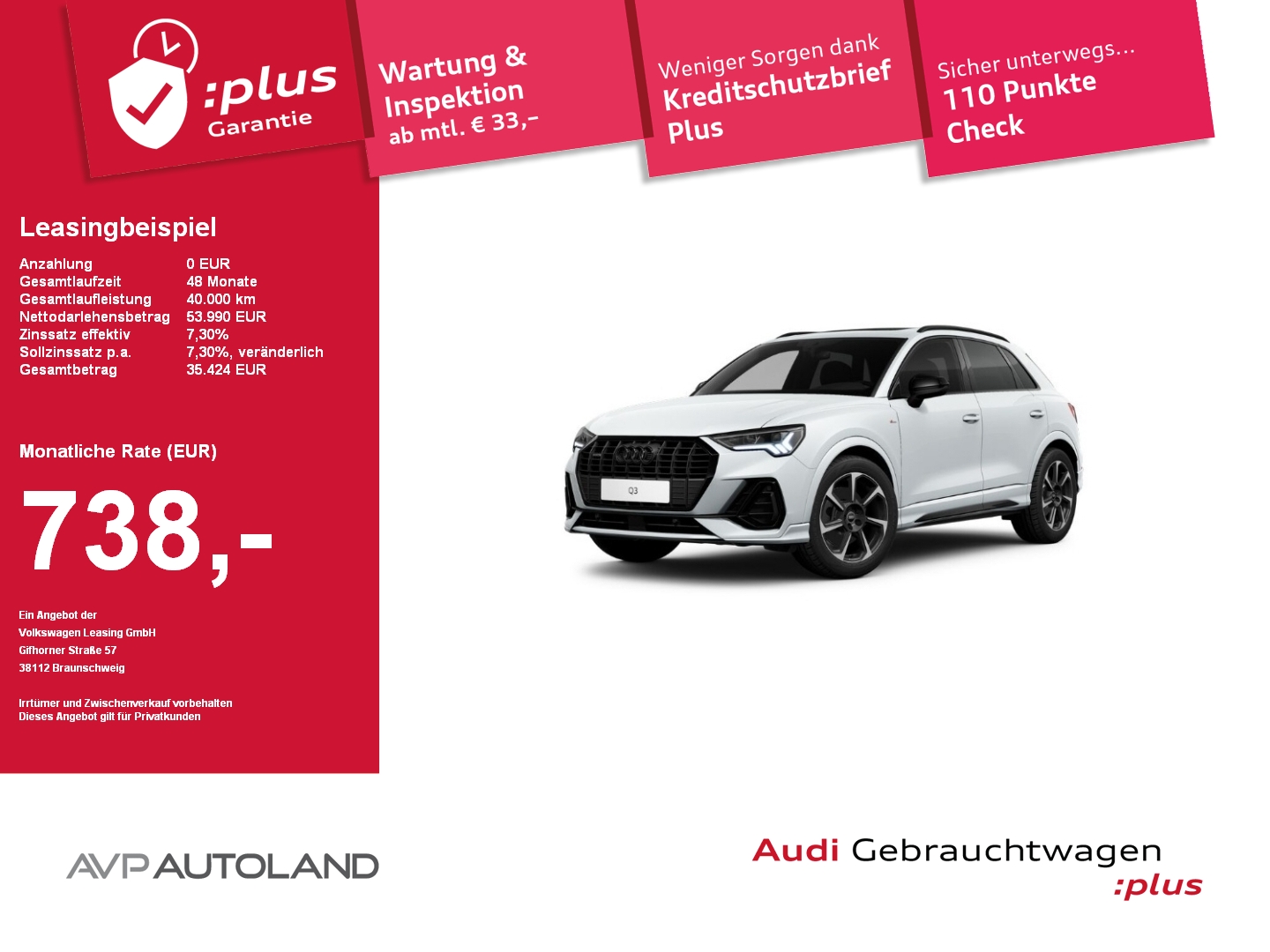 Q3 40 TDI quattro S tronic S line | MMI NAVI+ |