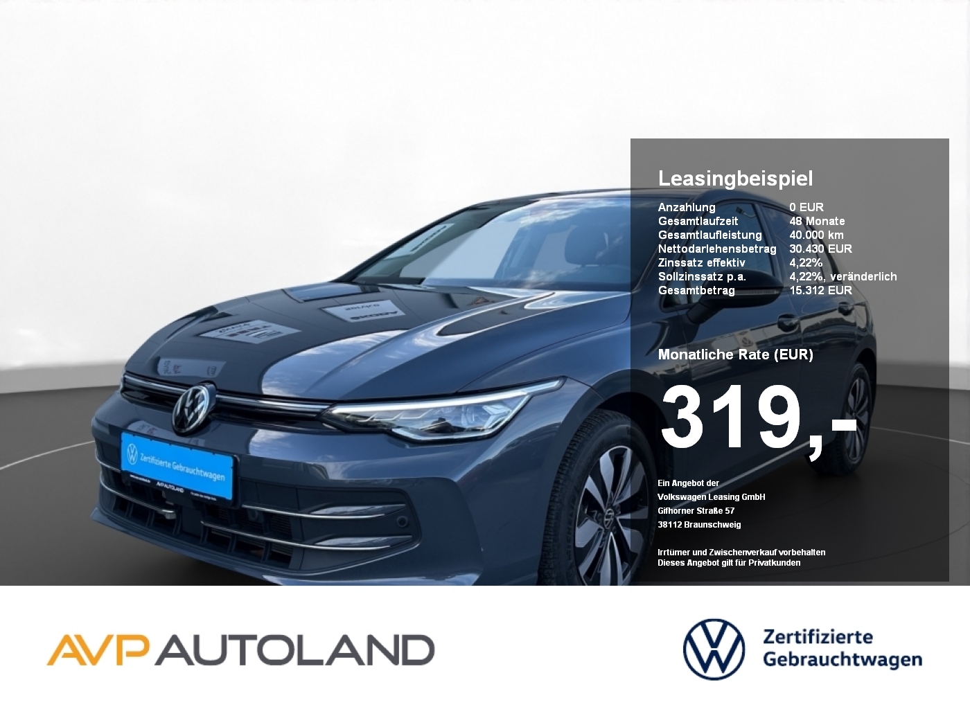 Golf VIII 2.0 TDI DSG GOAL | AHK | NAVI | ACC |