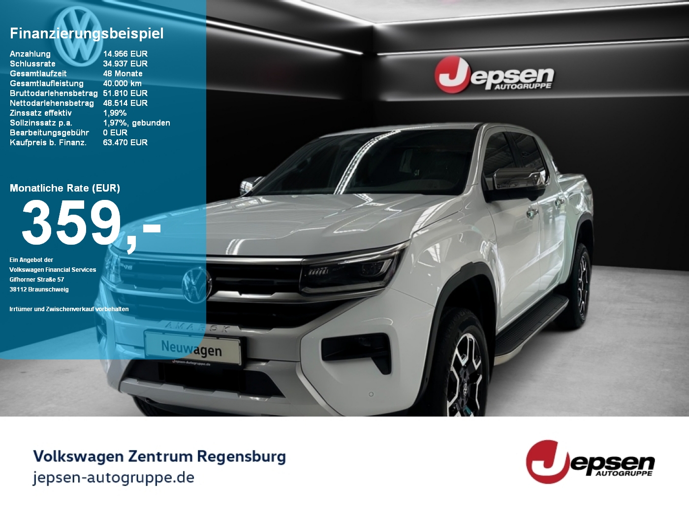 Amarok Aventura 3.0 TDI 4MOTION Automatik