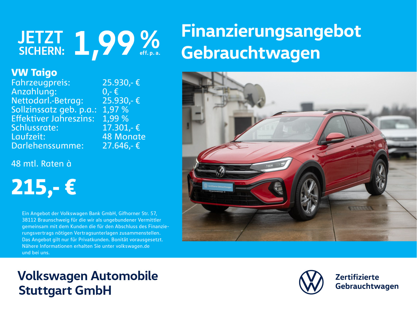 Volkswagen Taigo 1.5 TSI R-Line