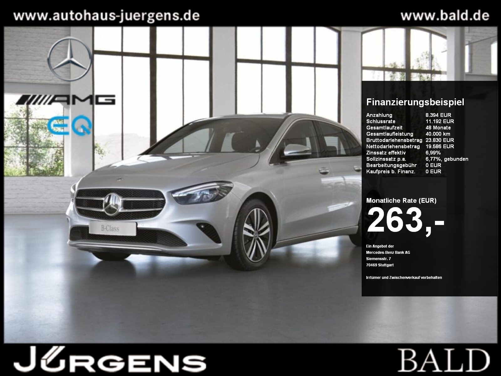Mercedes-Benz B 200 Progressive MBUX